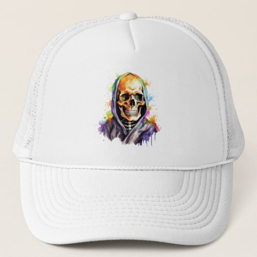 regenboogmaaier trucker pet (Voorkant)