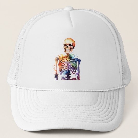 regenboogmaaier trucker pet (Voorkant)