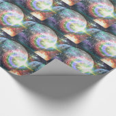 regenboogmaan cadeaupapier (Hoek)