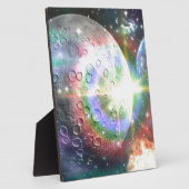 regenboogmaan fotoplaat (Zijkant)