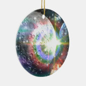 regenboogmaan keramisch ornament (Rechts)