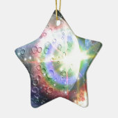 regenboogmaan keramisch ornament (Links)