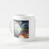 regenboogmaan koffiemok (Voorkant links)