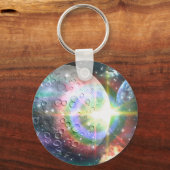 regenboogmaan sleutelhanger (Voorkant)