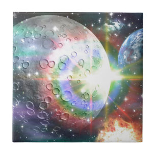 regenboogmaan tegeltje