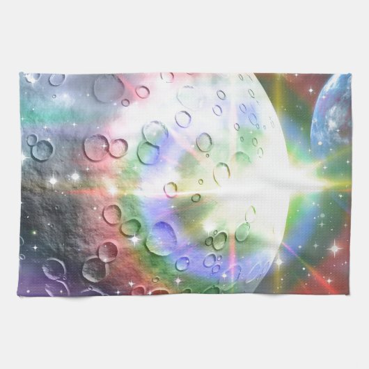 regenboogmaan theedoek (Horizontaal)
