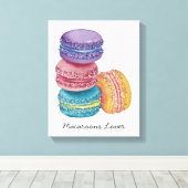 regenboogmacro's in Waterverf Canvas Afdruk (Insitu (Houten vloer))