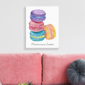 regenboogmacro's in Waterverf Canvas Afdruk (Insitu (Woonkamer))