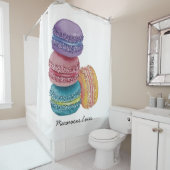 regenboogmacro's in Waterverf Douchegordijn (In situ)