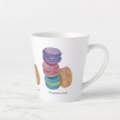 regenboogmacro's in Waterverf Latte Mok (Rechts)