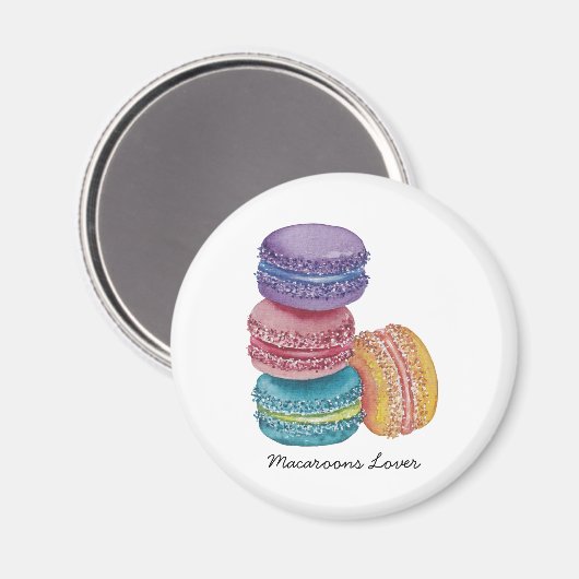 regenboogmacro's in Waterverf Magneet (Voorkant / Achterkant)