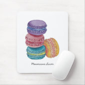 regenboogmacro's in Waterverf Muismat (Met muis)