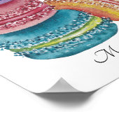 regenboogmacro's in Waterverf Poster (Hoek)