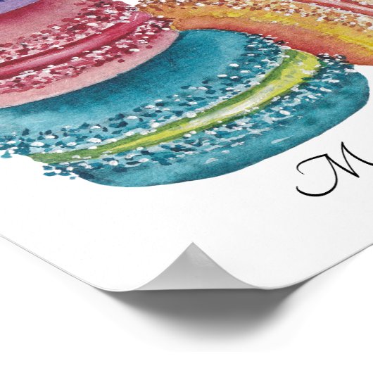 regenboogmacro's in Waterverf Poster (Hoek)