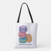 regenboogmacro's in Waterverf Tote Bag (Achterkant)