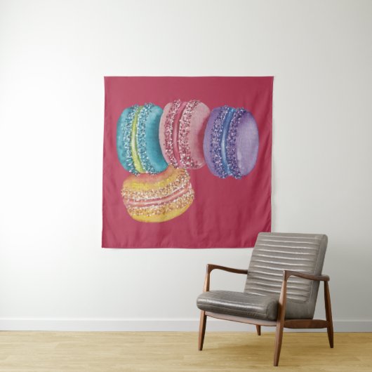 regenboogmacro's in Waterverf Wandkleed (In Situ (horizontaal))