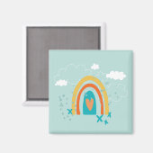 regenboogmagnaat magneet (Voorkant / Achterkant)