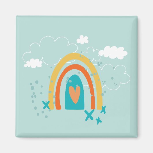 regenboogmagnaat magneet (Voorkant)