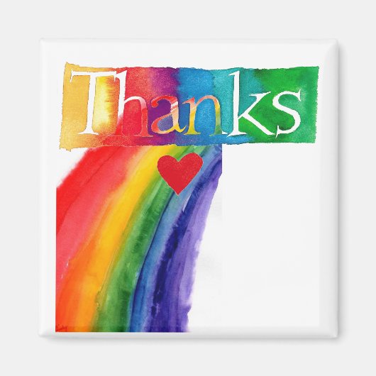 regenboogmagneet magneet (Voorkant)