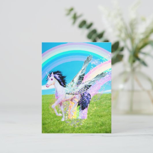 Regenboogmaker Briefkaart (Staand voorkant)