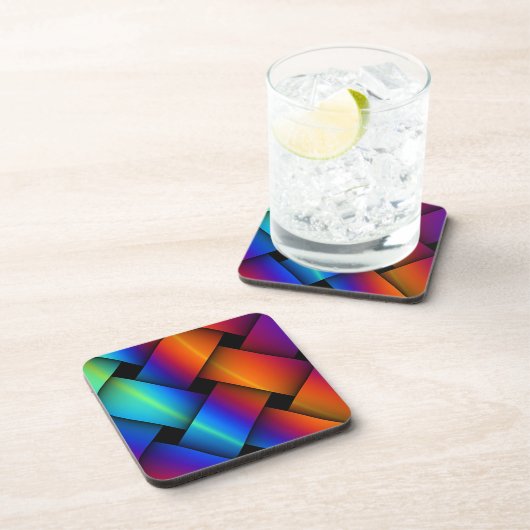 Regenboogmand Weave Bier Onderzetter (Rechterzijde)