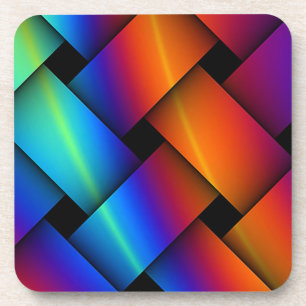 Regenboogmand Weave Bier Onderzetter