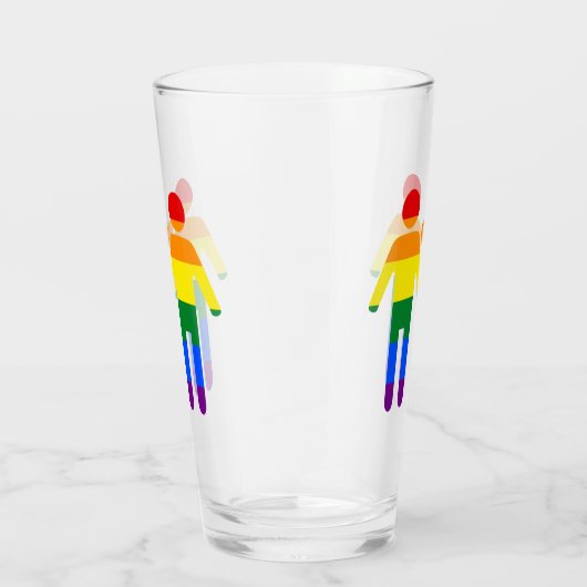 RegenboogMannen Glas (Rechts)