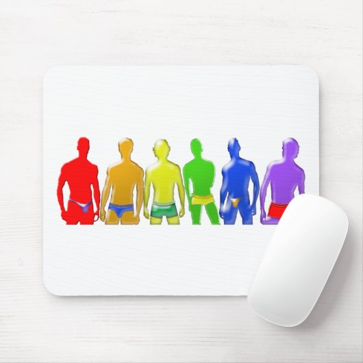 RegenboogMannen Muismat (Met muis)