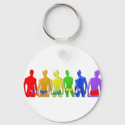 Regenboogmannen Sleutelhanger (Voorkant)
