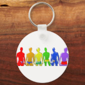 Regenboogmannen Sleutelhanger (Voorkant)
