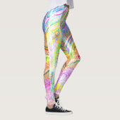 Regenboogmarmer Leggings (Rechts)