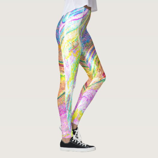 Regenboogmarmer Leggings (Rechts)