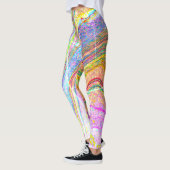 Regenboogmarmer Leggings (Links)