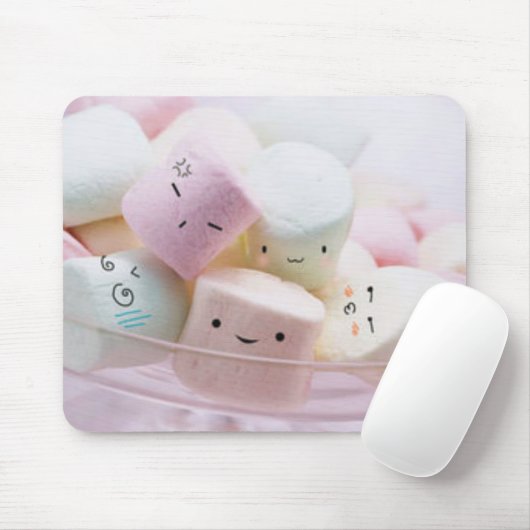 RegenboogMarshmallows Muismat (Met muis)