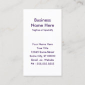 regenboogmasker in het visitekaartje van paisley (Achterkant)