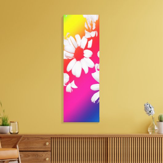 Regenboogmazen Canvas Afdruk (Insitu (Woonkamer))