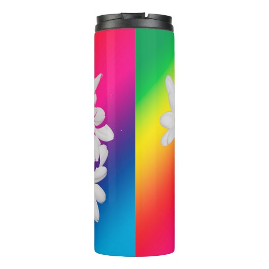 Regenboogmazen Thermosbeker (Achterkant)