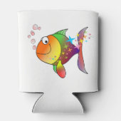 Regenboogmeerkleurige pacifische oceaantonijn blikjeskoeler (Achterkant)