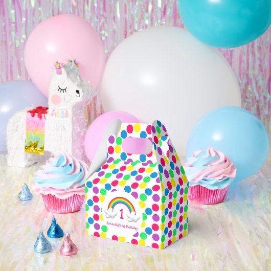 Regenboogmeisjes Elke dag Bedankdoosjes (Feest)