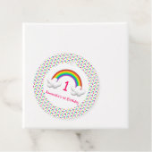 Regenboogmeisjes Elke dag Bedankjes Labels (In situ)