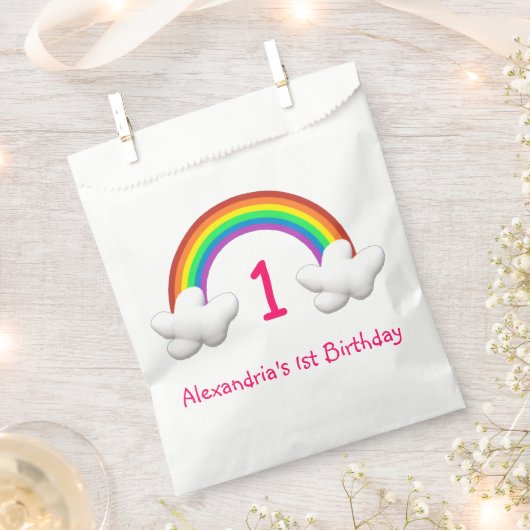 Regenboogmeisjes Elke dag Bedankzakje (Geknipt)