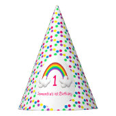 Regenboogmeisjes Elke dag Feesthoedjes (Voorkant)