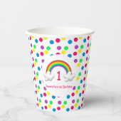 Regenboogmeisjes Elke dag Papieren Bekers (Voorkant)