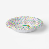 Regenboogmeisjes Elke dag Papieren Kommen (Gebogen)