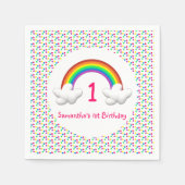 Regenboogmeisjes Elke dag Servet (Voorkant)