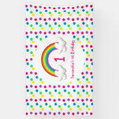 Regenboogmeisjes Elke dag Spandoek (Verticaal)