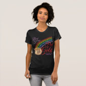 Regenboogmeisjes vinden je potje goud t-shirt (Voorkant volledig)
