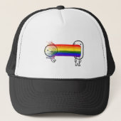 regenboogmeme trucker pet (Voorkant)