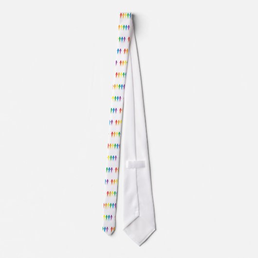 Regenboogmensen Stropdas (Achterkant)