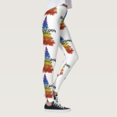 regenboogmerrie - kerstboom leggings (Rechts)